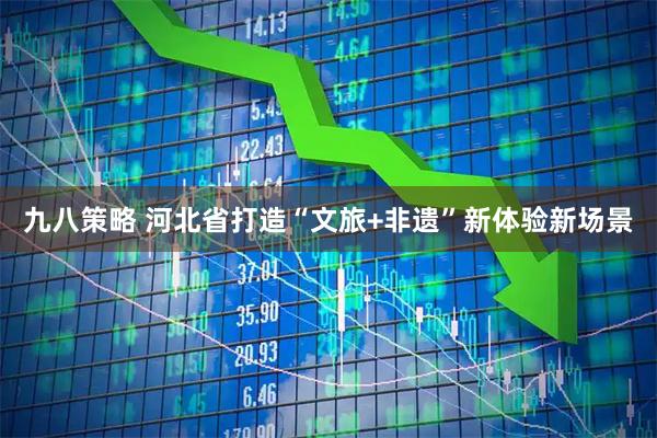 九八策略 河北省打造“文旅+非遗”新体验新场景